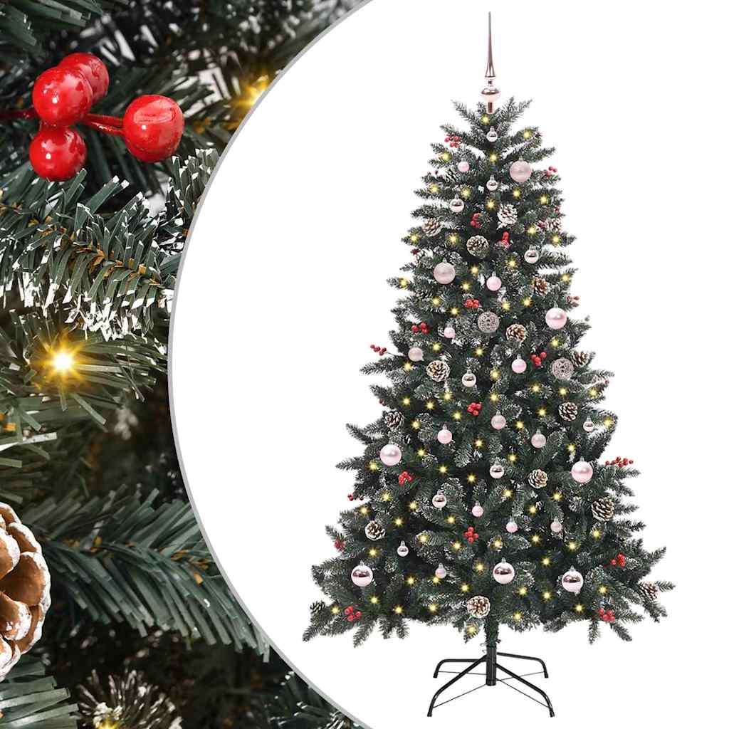 Dirbtinė Kalėdų eglutė Žalia 150 cm PVC, plastikas ir plienas