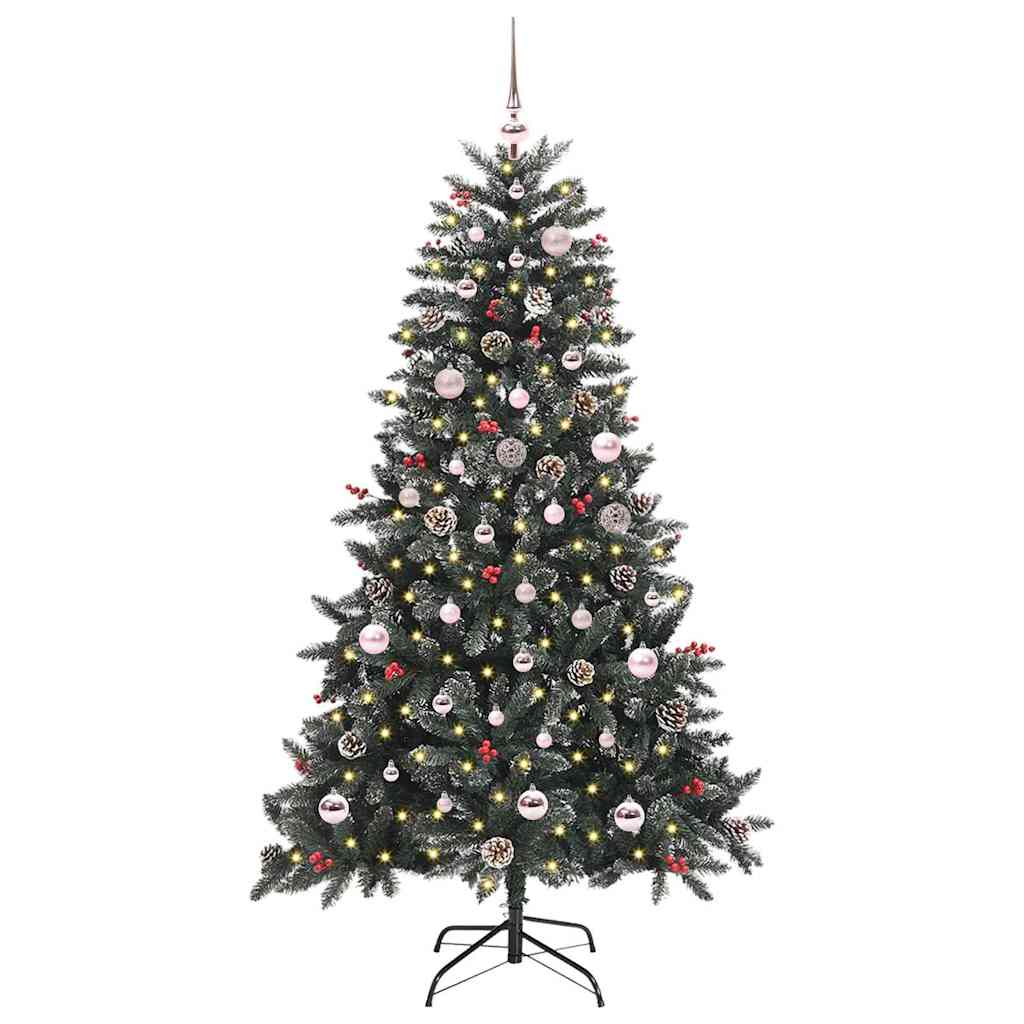 Dirbtinė Kalėdų eglutė Žalia 150 cm PVC, plastikas ir plienas