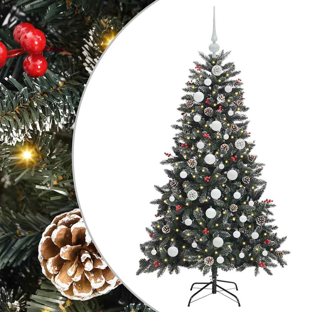 Dirbtinė Kalėdų eglutė Žalia 150 cm PVC, plastikas ir plienas