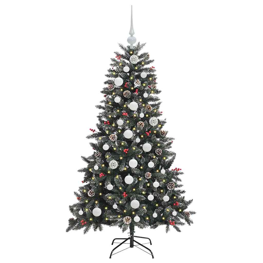 Dirbtinė Kalėdų eglutė Žalia 150 cm PVC, plastikas ir plienas
