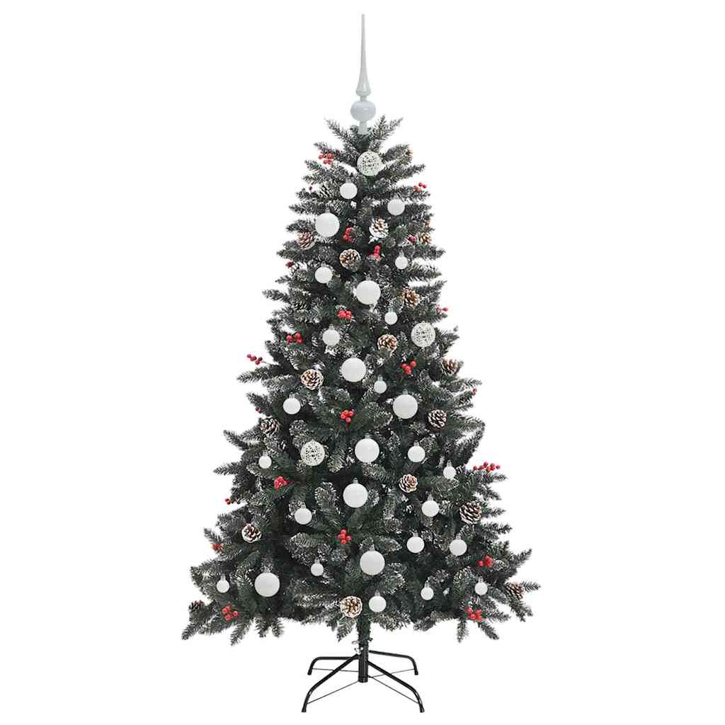 Dirbtinė Kalėdų eglutė Žalia 150 cm PVC, plastikas ir plienas