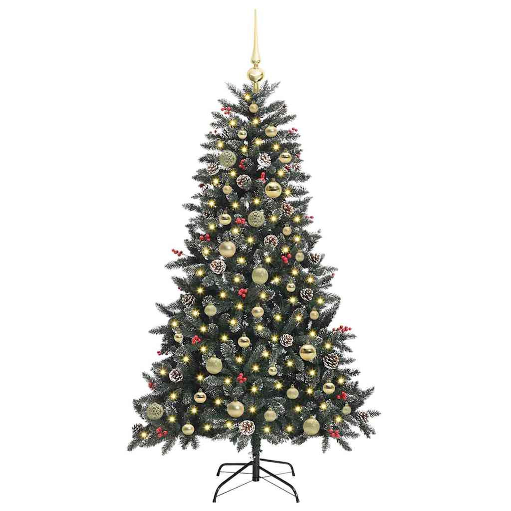 Dirbtinė Kalėdų eglutė Žalia 150 cm PVC, plastikas ir plienas