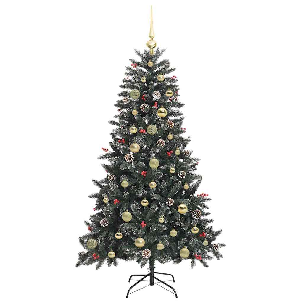 Dirbtinė Kalėdų eglutė Žalia 150 cm PVC, plastikas ir plienas