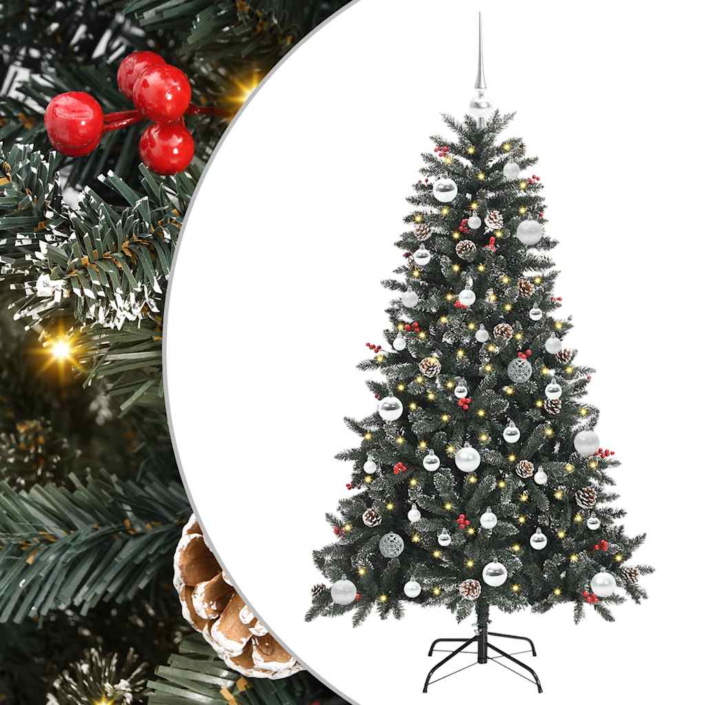 Dirbtinė Kalėdų eglutė Žalia 150 cm PVC, plastikas ir plienas
