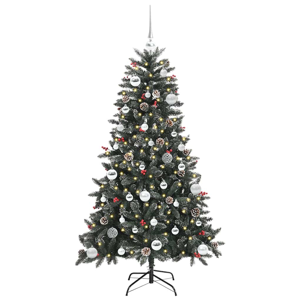 Dirbtinė Kalėdų eglutė Žalia 150 cm PVC, plastikas ir plienas