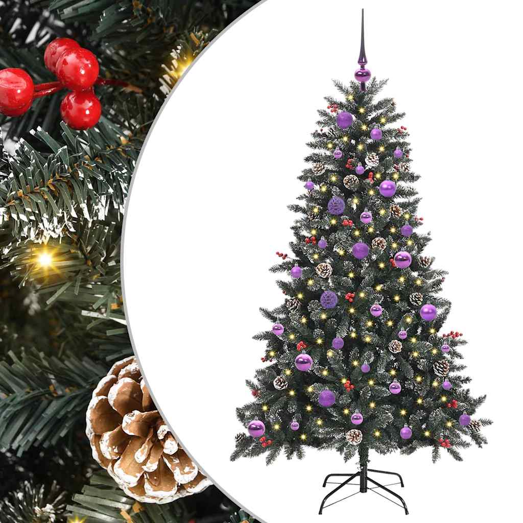 Dirbtinė Kalėdų eglutė Žalia 150 cm PVC, plastikas ir plienas