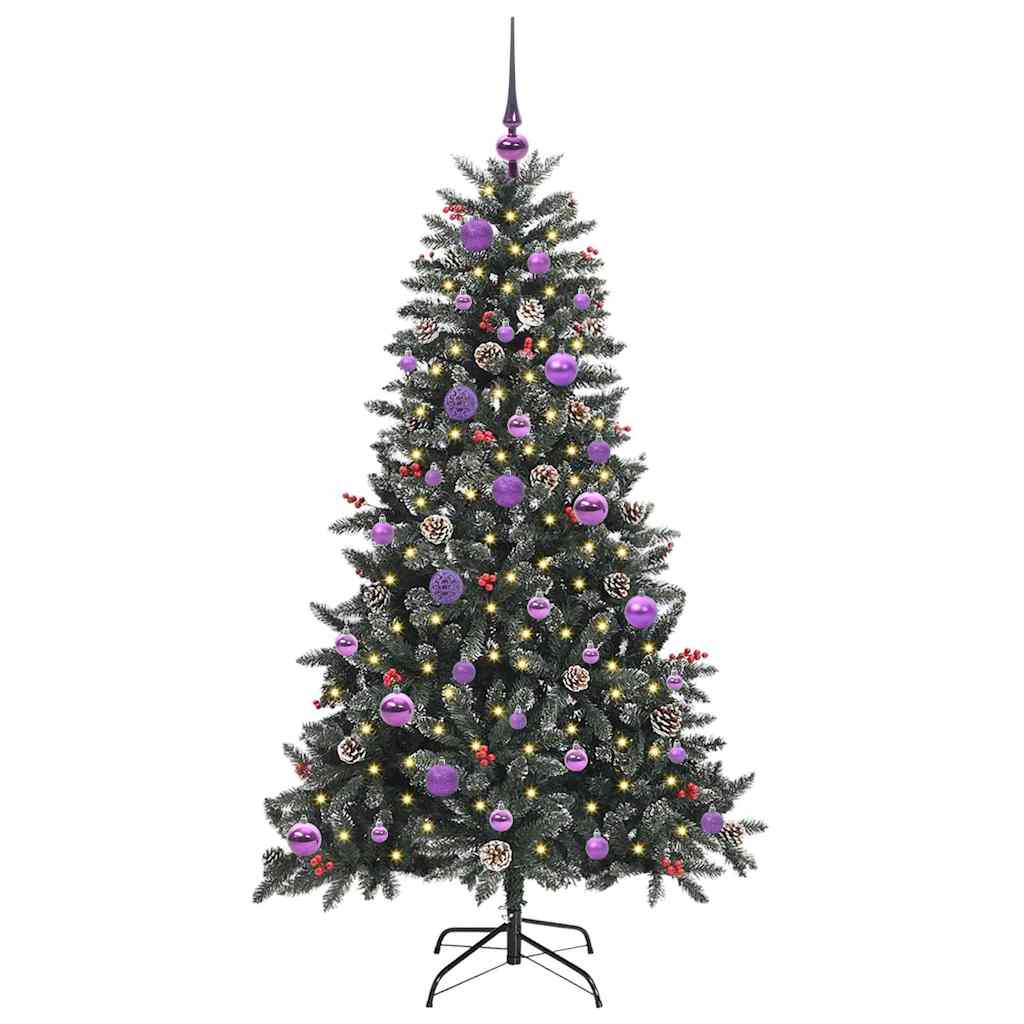 Dirbtinė Kalėdų eglutė Žalia 150 cm PVC, plastikas ir plienas