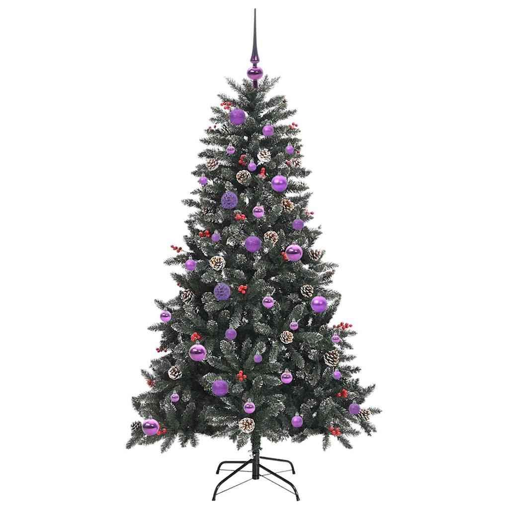 Dirbtinė Kalėdų eglutė Žalia 150 cm PVC, plastikas ir plienas