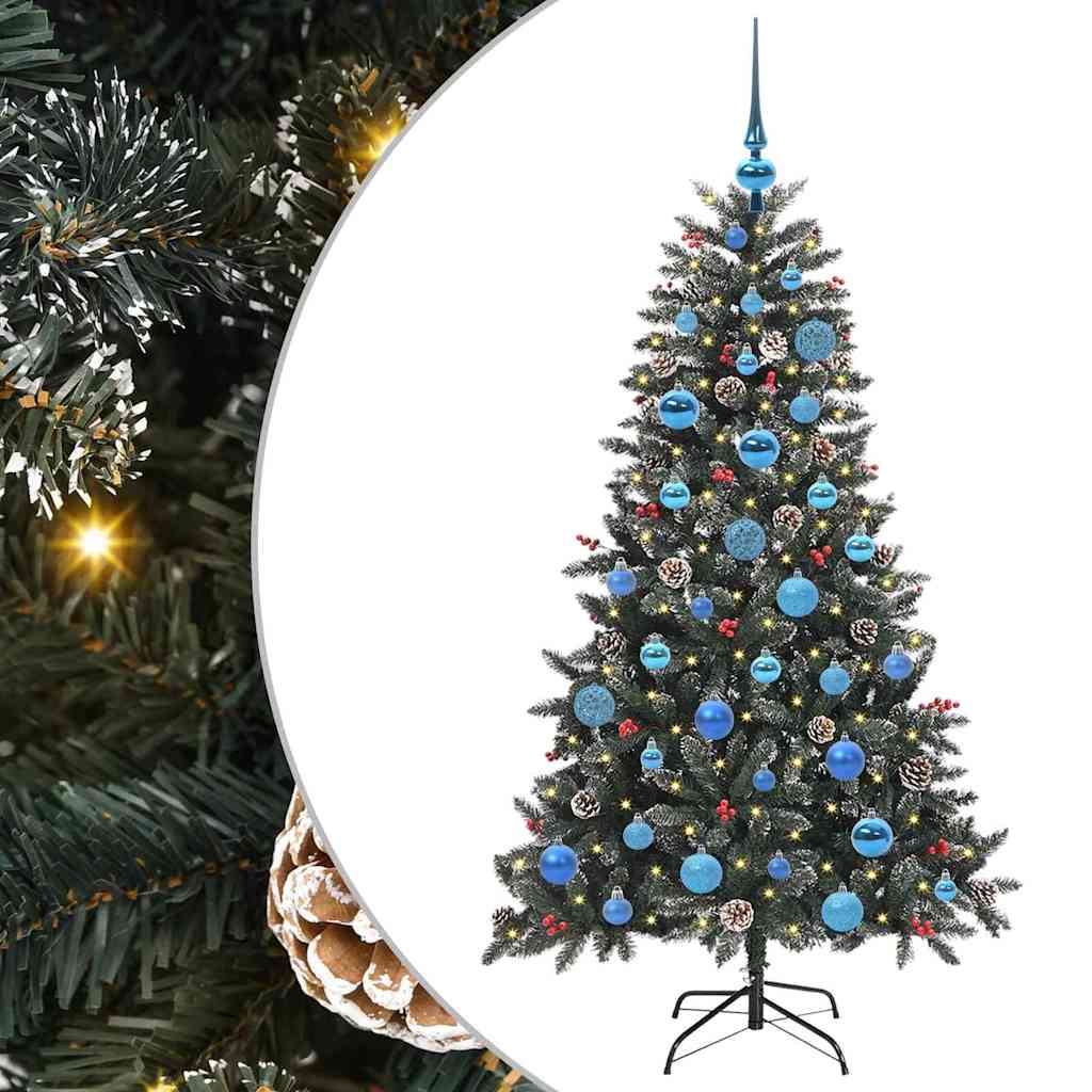 Dirbtinė Kalėdų eglutė Žalia 150 cm PVC, plastikas ir plienas