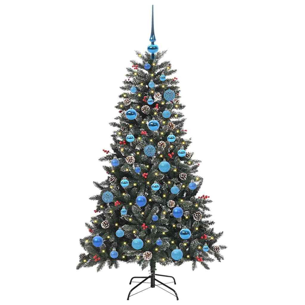 Dirbtinė Kalėdų eglutė Žalia 150 cm PVC, plastikas ir plienas