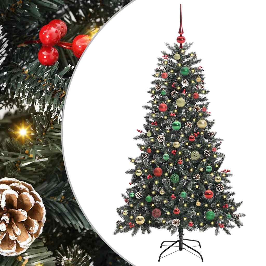 Dirbtinė Kalėdų eglutė Žalia 150 cm PVC, plastikas ir plienas