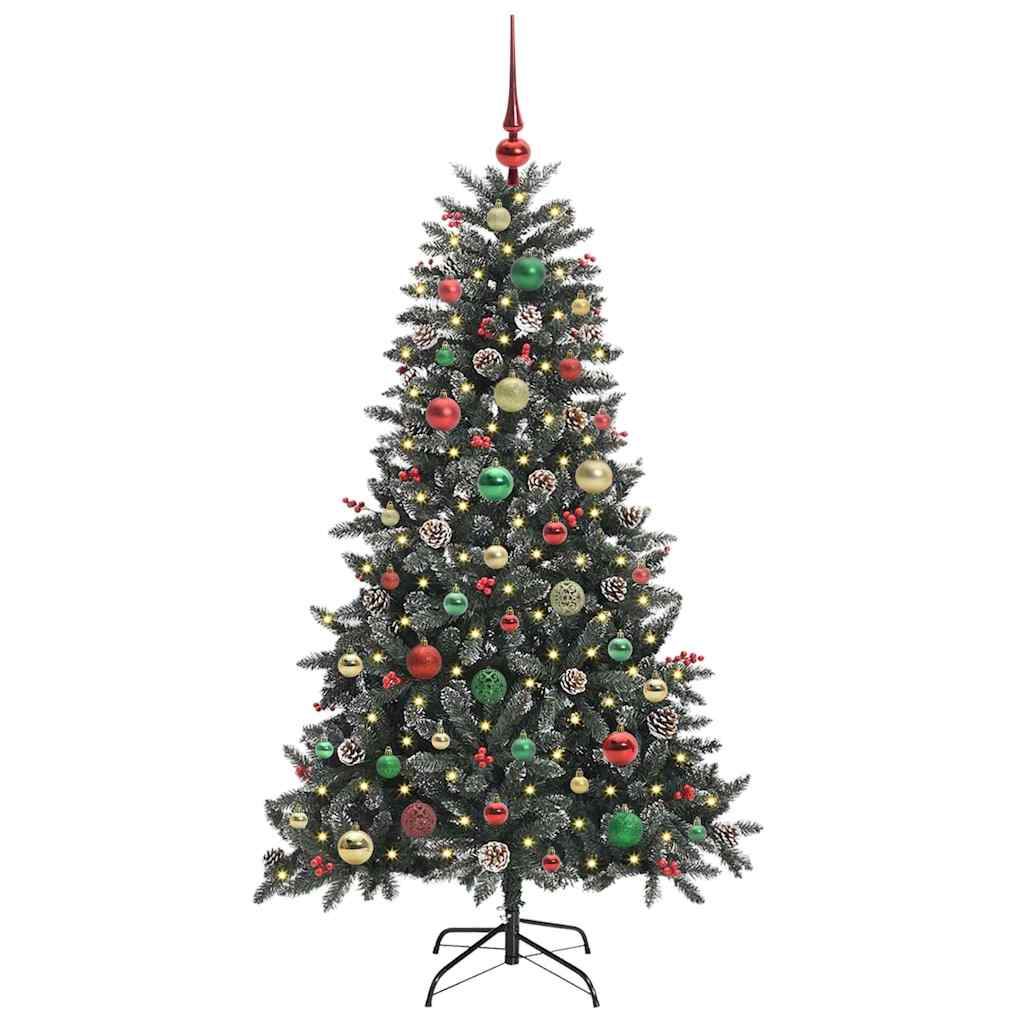 Dirbtinė Kalėdų eglutė Žalia 150 cm PVC, plastikas ir plienas