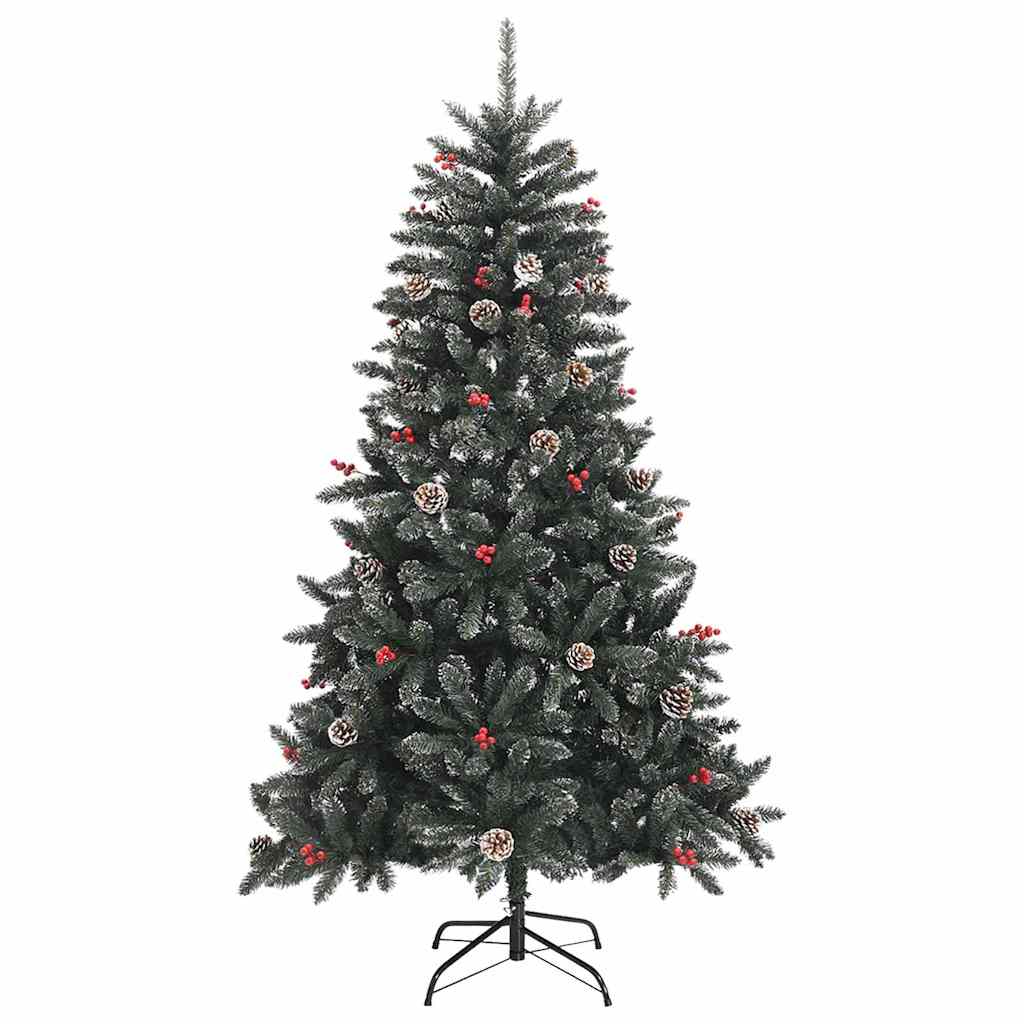 Dirbtinė Kalėdų eglutė Žalia 150 cm PVC, plastikas ir plienas