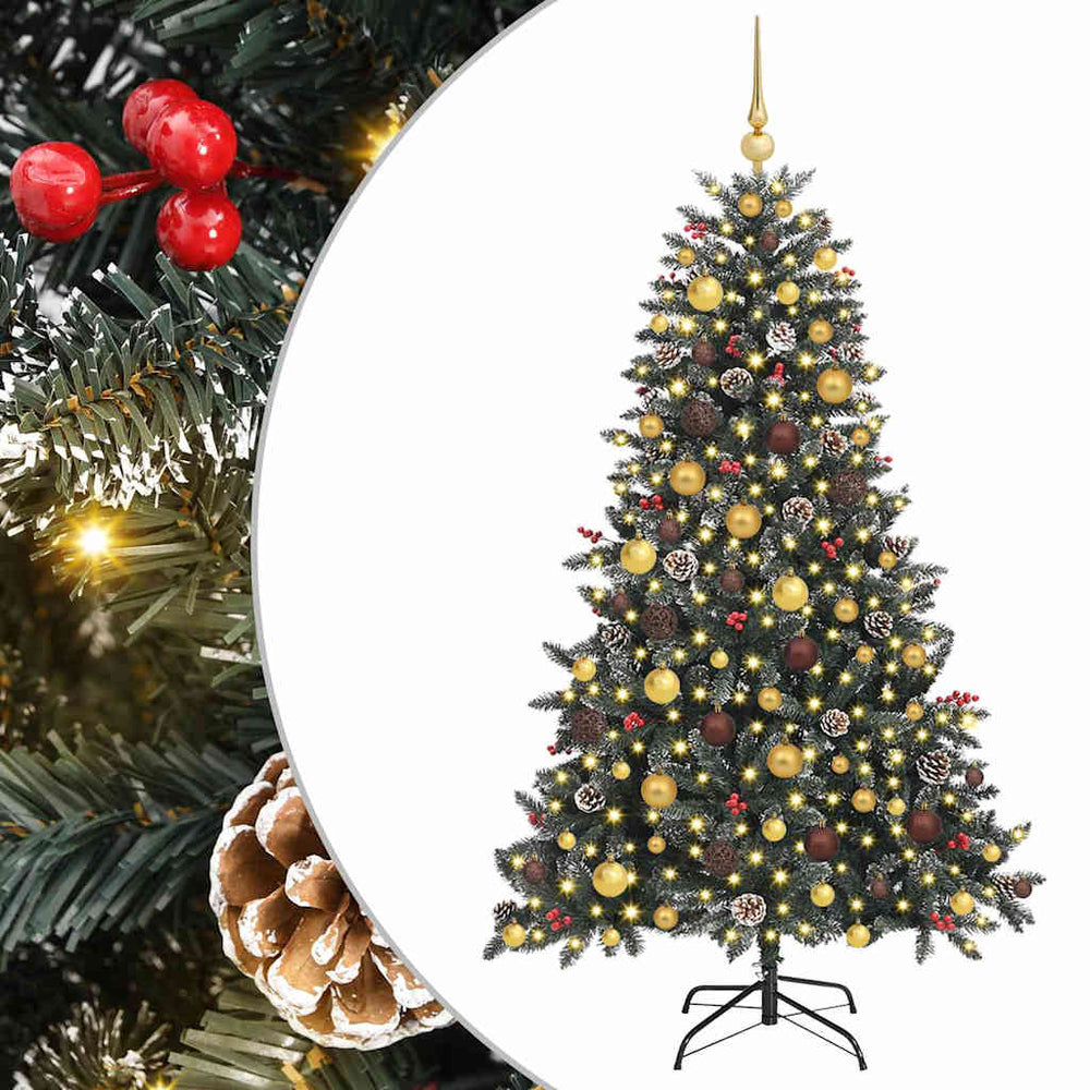Dirbtinė Kalėdų eglutė Žalia 180 cm PVC, plastikas ir plienas