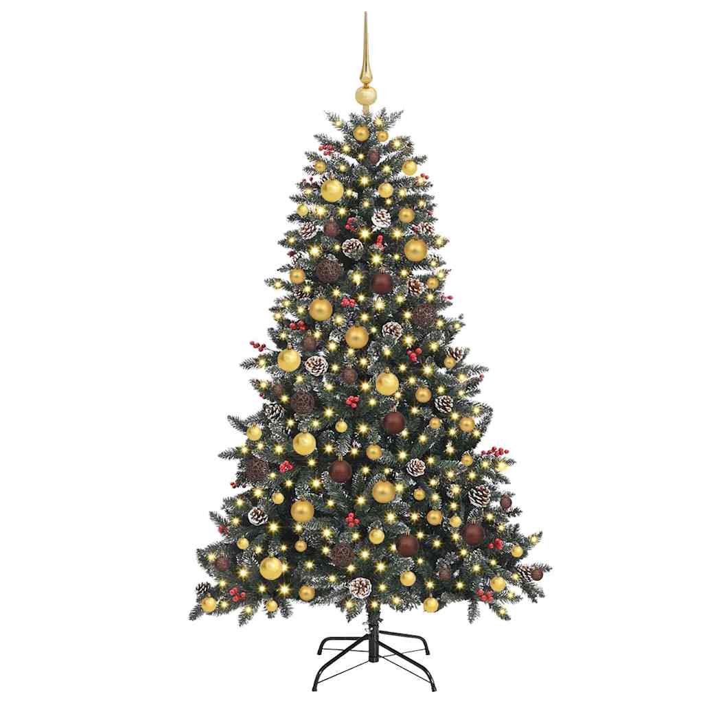 Dirbtinė Kalėdų eglutė Žalia 180 cm PVC, plastikas ir plienas
