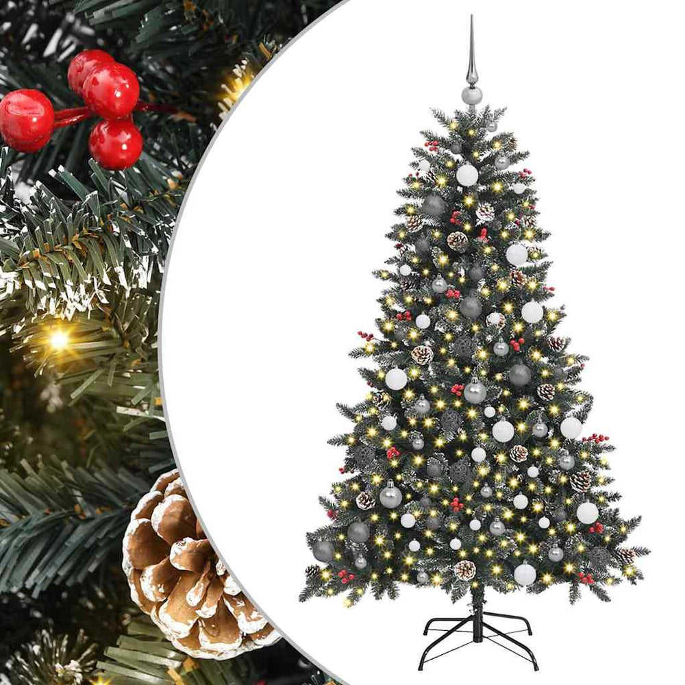 Dirbtinė Kalėdų eglutė Žalia 180 cm PVC, plastikas ir plienas