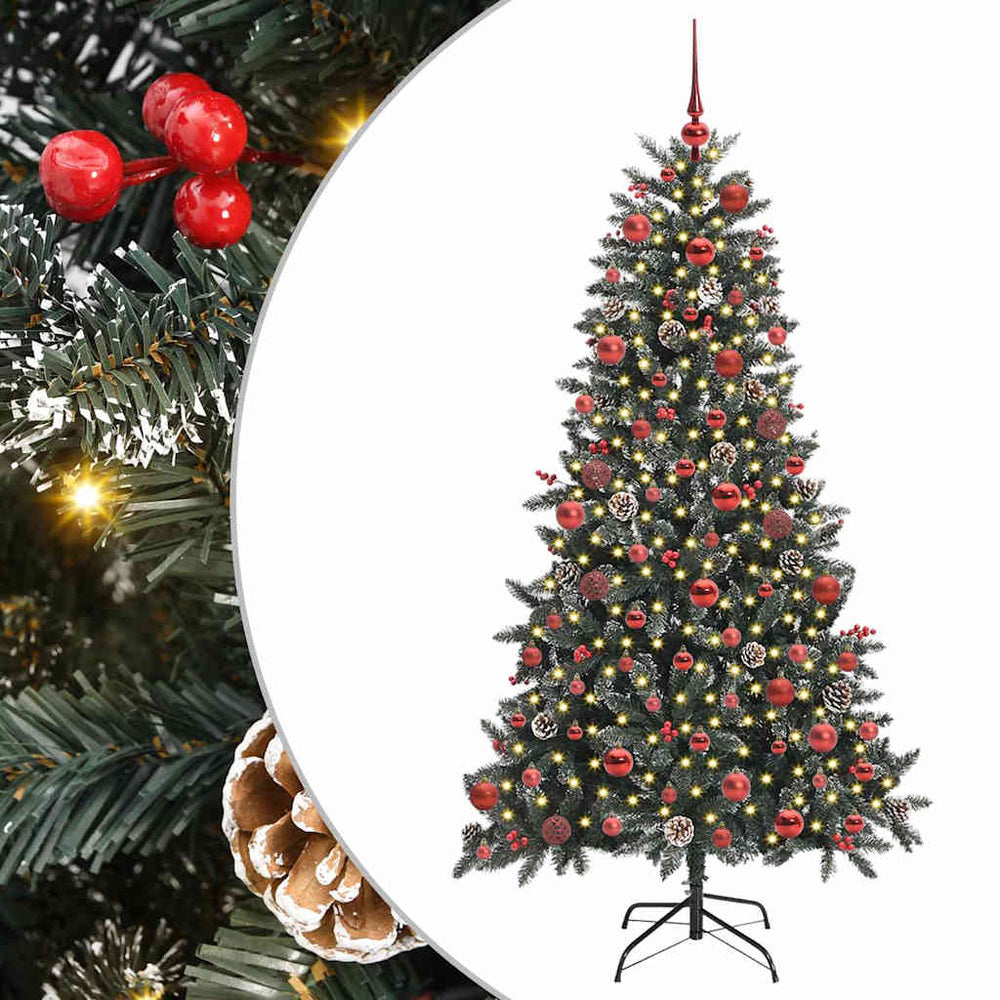 Dirbtinė Kalėdų eglutė Žalia 180 cm PVC, plastikas ir plienas