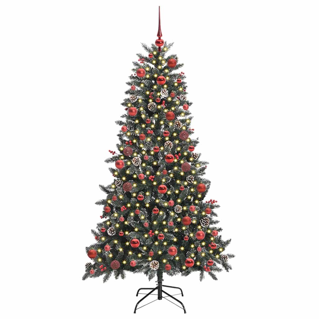 Dirbtinė Kalėdų eglutė Žalia 180 cm PVC, plastikas ir plienas