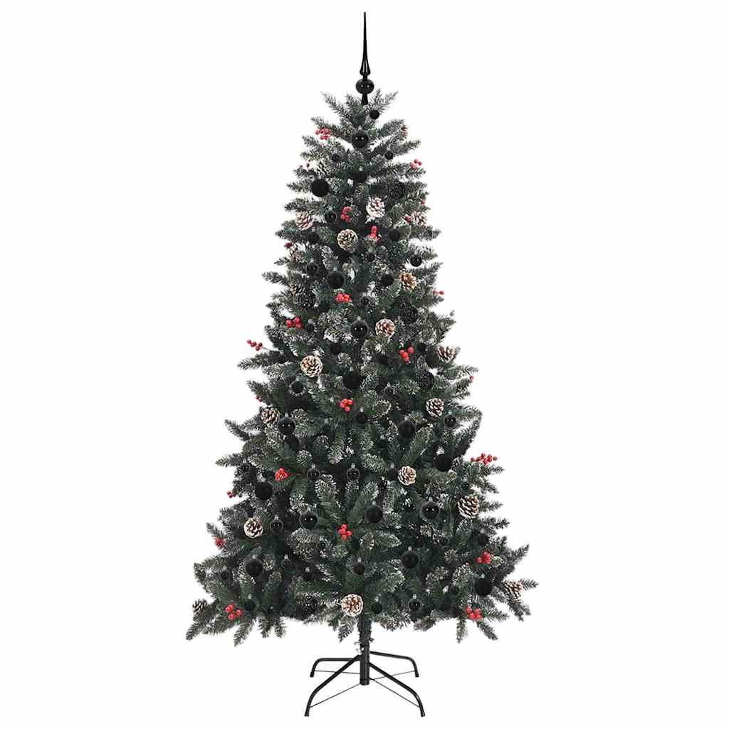 Dirbtinė Kalėdų eglutė Žalia 180 cm PVC, plastikas ir plienas