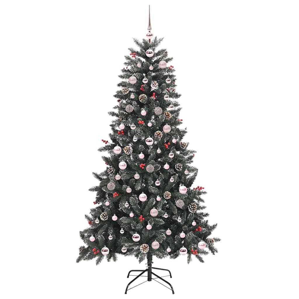 Dirbtinė Kalėdų eglutė Žalia 180 cm PVC, plastikas ir plienas