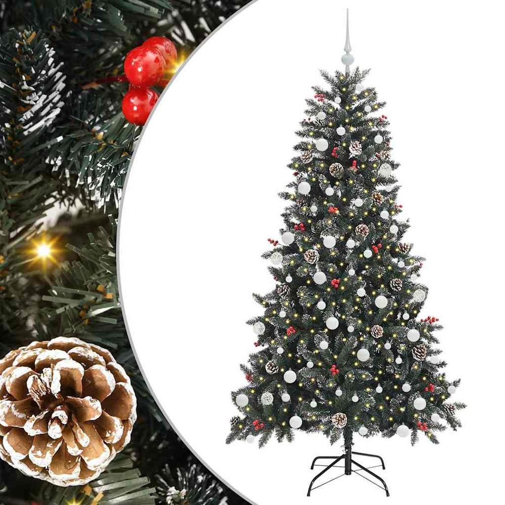 Dirbtinė Kalėdų eglutė Žalia 180 cm PVC, plastikas ir plienas