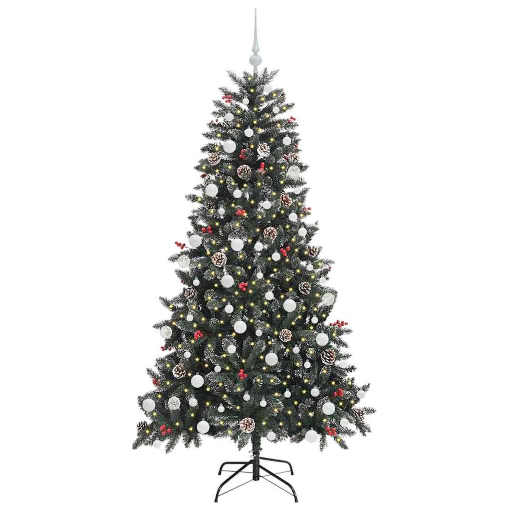 Dirbtinė Kalėdų eglutė Žalia 180 cm PVC, plastikas ir plienas