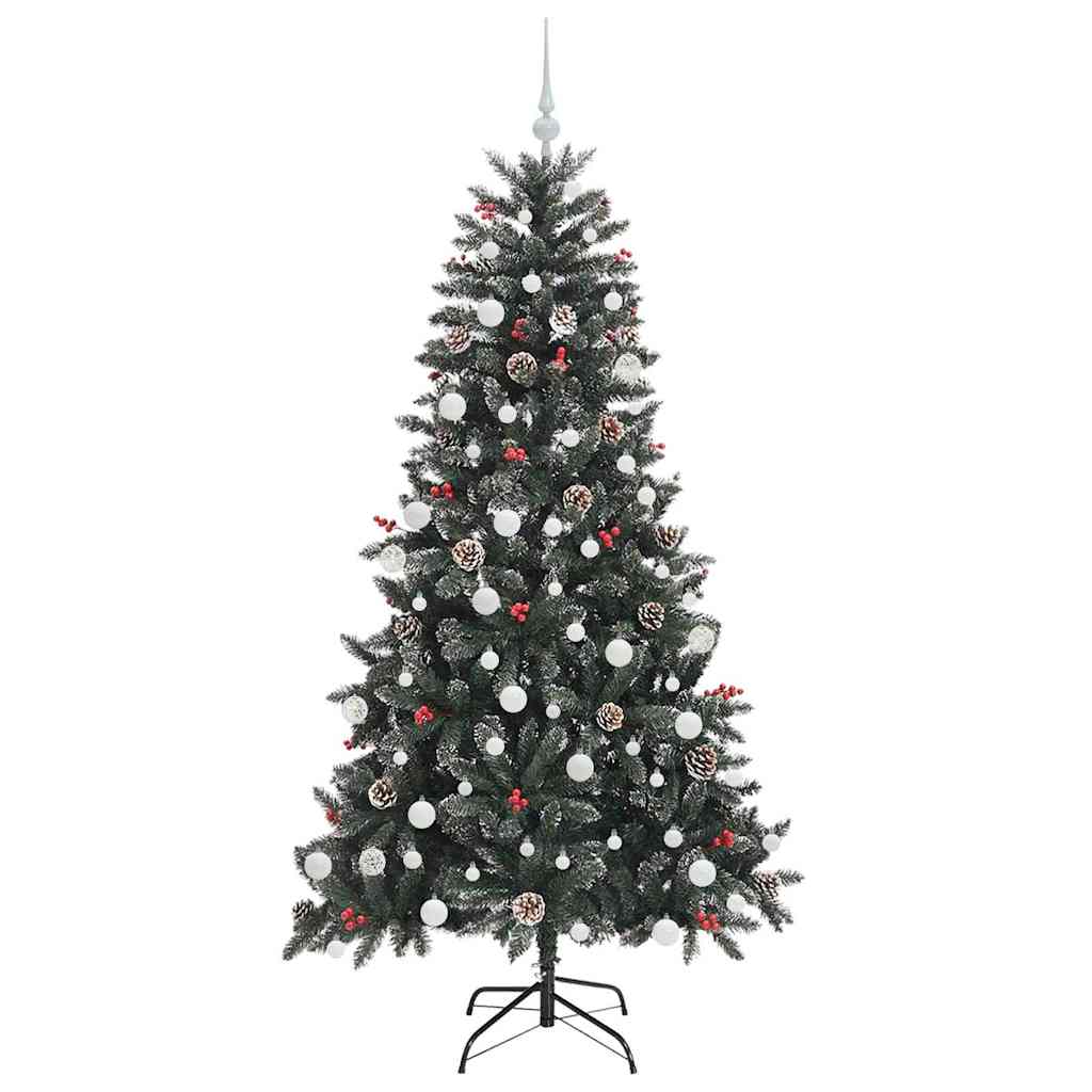 Dirbtinė Kalėdų eglutė Žalia 180 cm PVC, plastikas ir plienas