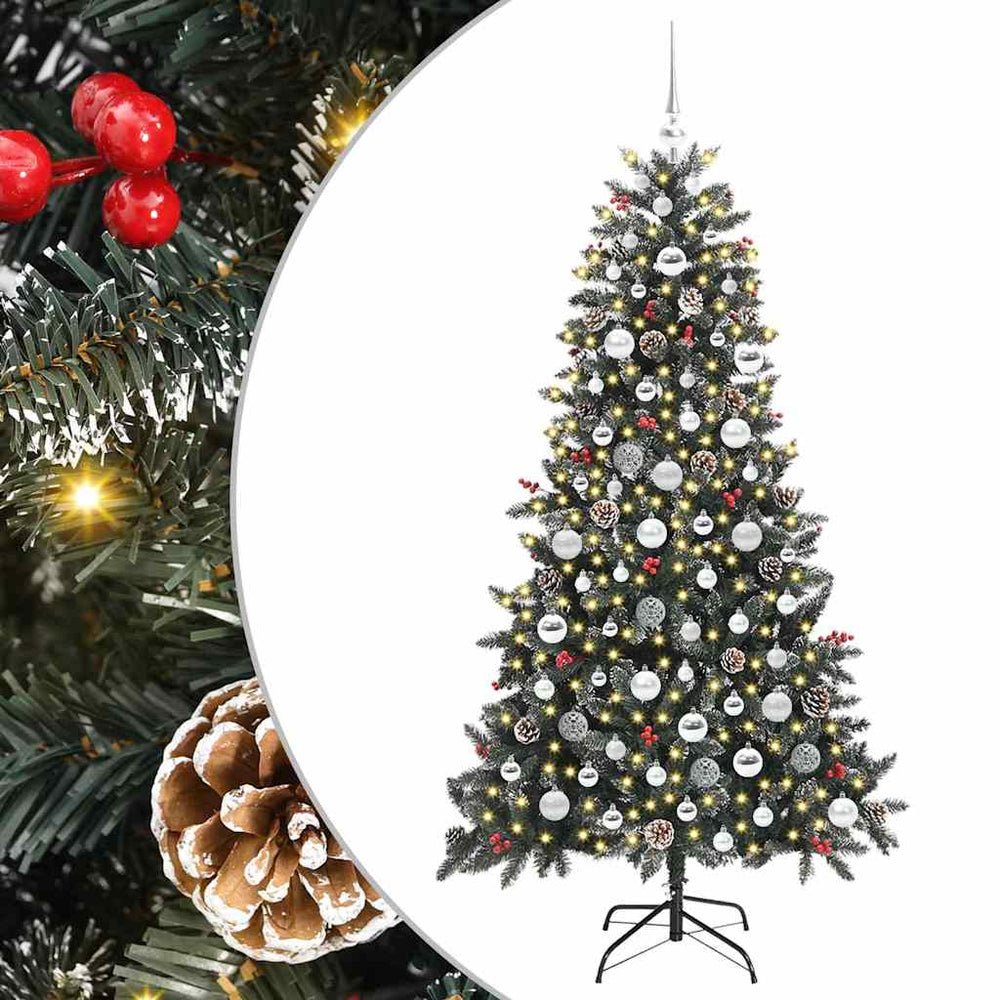 Dirbtinė Kalėdų eglutė Žalia 180 cm PVC, plastikas ir plienas
