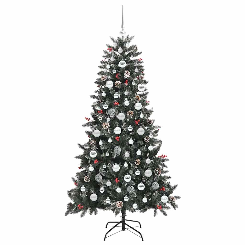 Dirbtinė Kalėdų eglutė Žalia 180 cm PVC, plastikas ir plienas