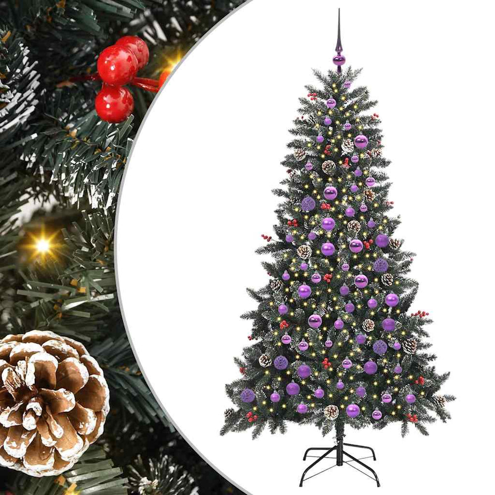 Dirbtinė Kalėdų eglutė Žalia 180 cm PVC, plastikas ir plienas