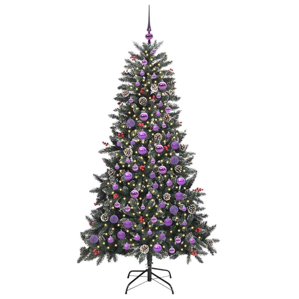 Dirbtinė Kalėdų eglutė Žalia 180 cm PVC, plastikas ir plienas