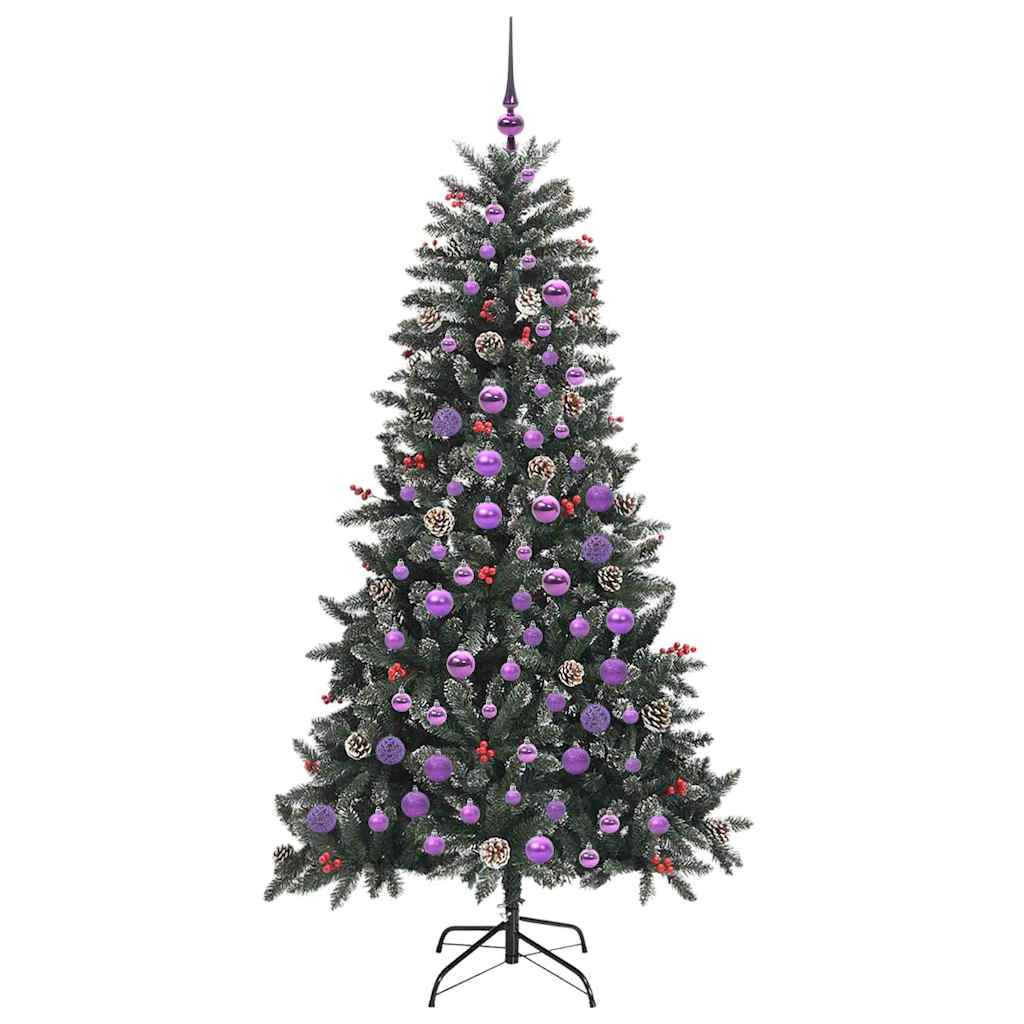 Dirbtinė Kalėdų eglutė Žalia 180 cm PVC, plastikas ir plienas