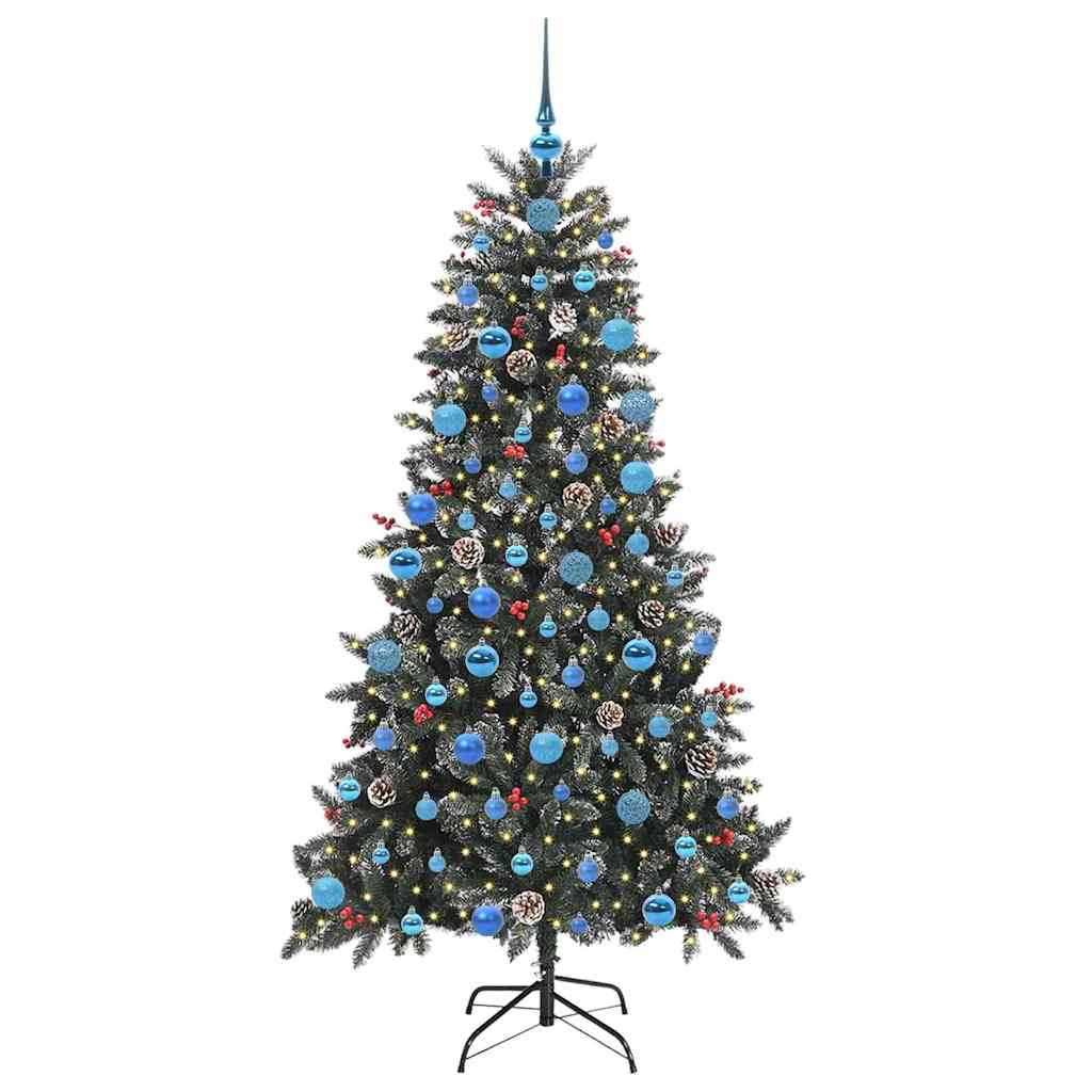 Dirbtinė Kalėdų eglutė Žalia 180 cm PVC, plastikas ir plienas