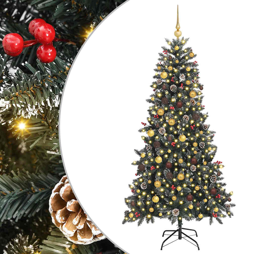 Dirbtinė Kalėdų eglutė Žalia 210 cm PVC, plastikas ir plienas