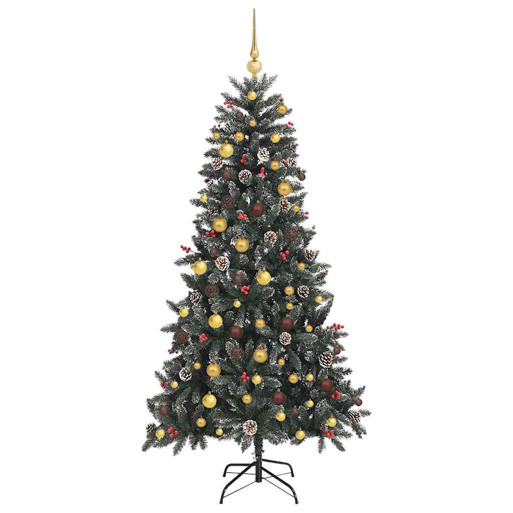 Dirbtinė Kalėdų eglutė Žalia 210 cm PVC, plastikas ir plienas