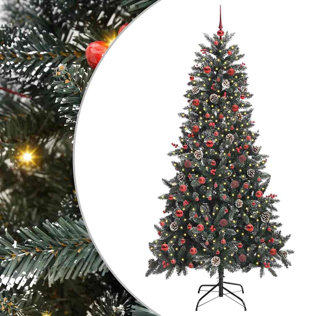 Dirbtinė Kalėdų eglutė Žalia 210 cm PVC, plastikas ir plienas