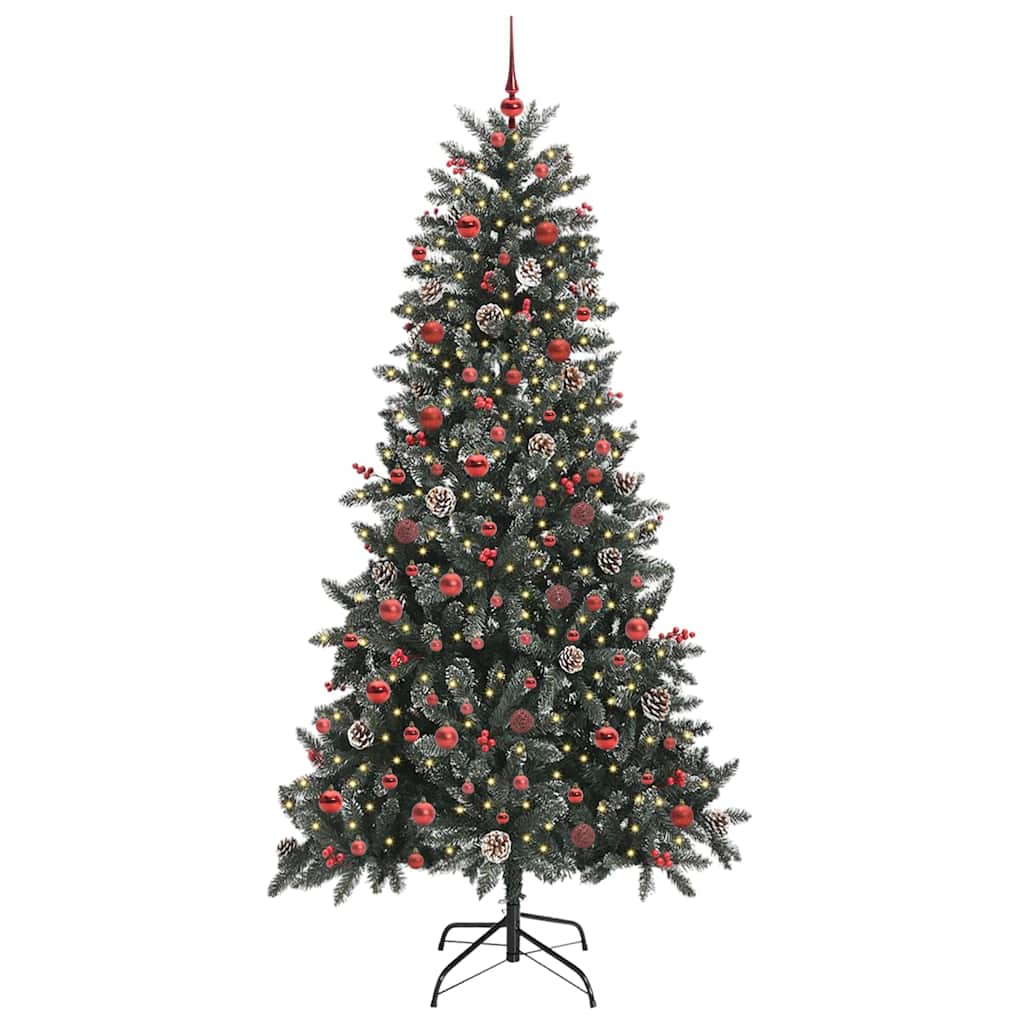 Dirbtinė Kalėdų eglutė Žalia 210 cm PVC, plastikas ir plienas