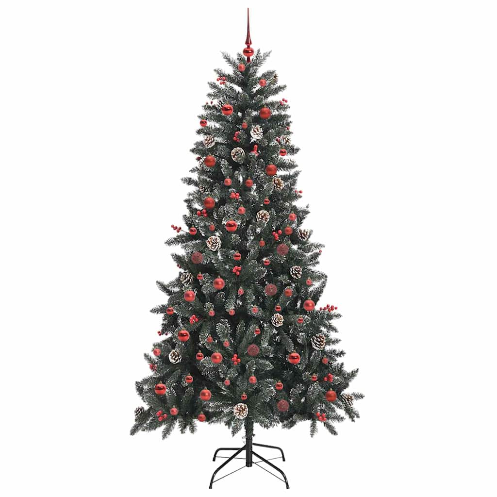 Dirbtinė Kalėdų eglutė Žalia 210 cm PVC, plastikas ir plienas