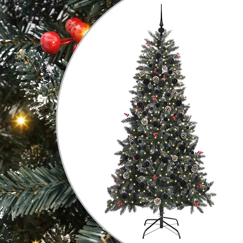 Dirbtinė Kalėdų eglutė Žalia 210 cm PVC, plastikas ir plienas