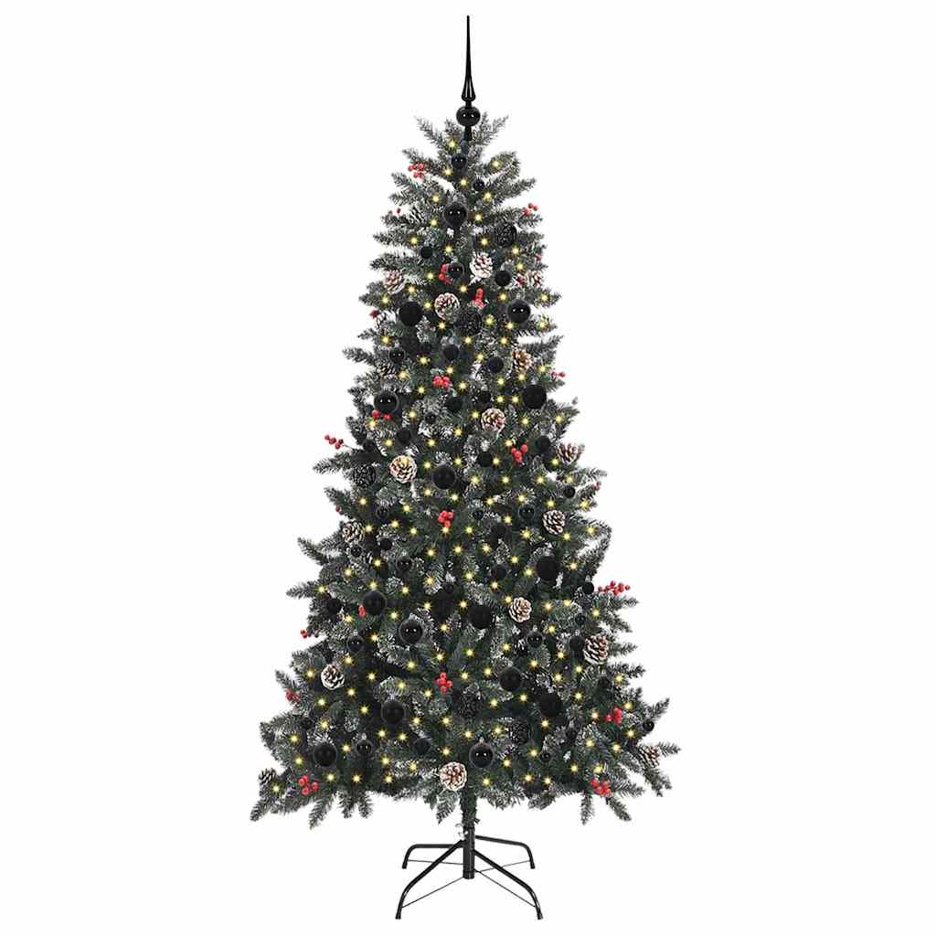 Dirbtinė Kalėdų eglutė Žalia 210 cm PVC, plastikas ir plienas