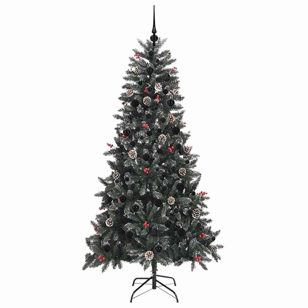 Dirbtinė Kalėdų eglutė Žalia 210 cm PVC, plastikas ir plienas