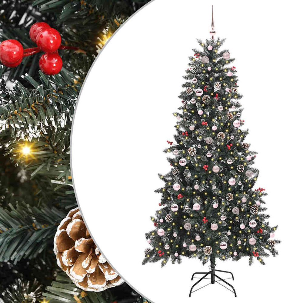 Dirbtinė Kalėdų eglutė Žalia 210 cm PVC, plastikas ir plienas