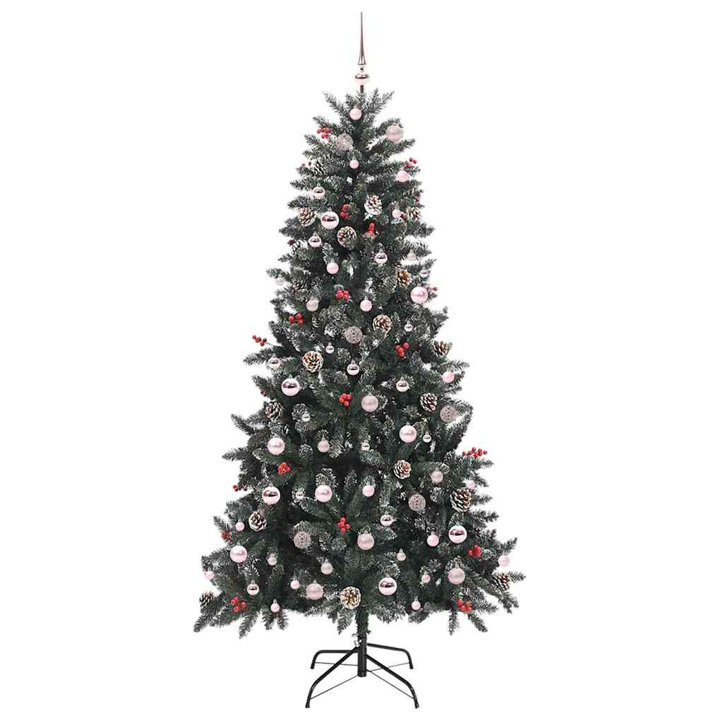 Dirbtinė Kalėdų eglutė Žalia 210 cm PVC, plastikas ir plienas