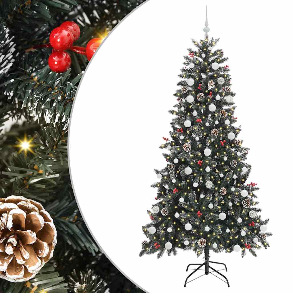 Dirbtinė Kalėdų eglutė Žalia 210 cm PVC, plastikas ir plienas