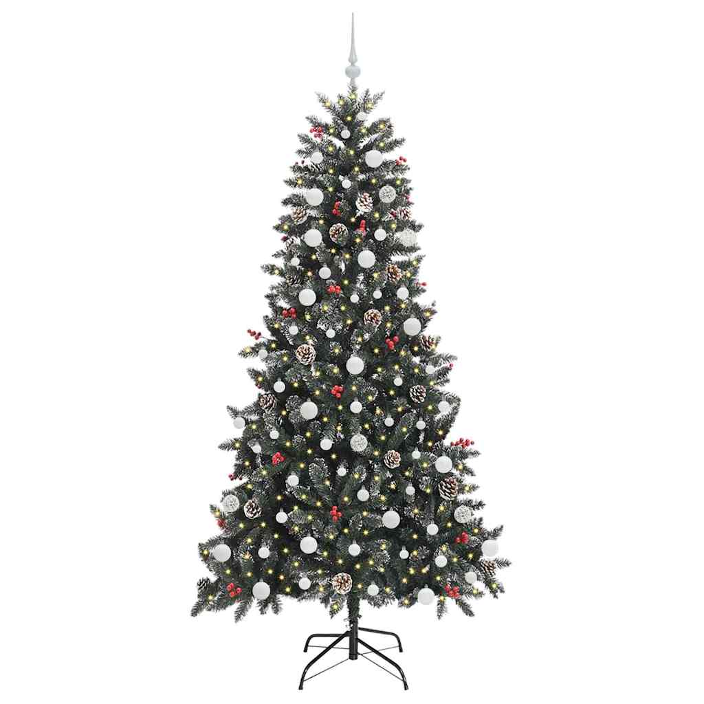 Dirbtinė Kalėdų eglutė Žalia 210 cm PVC, plastikas ir plienas