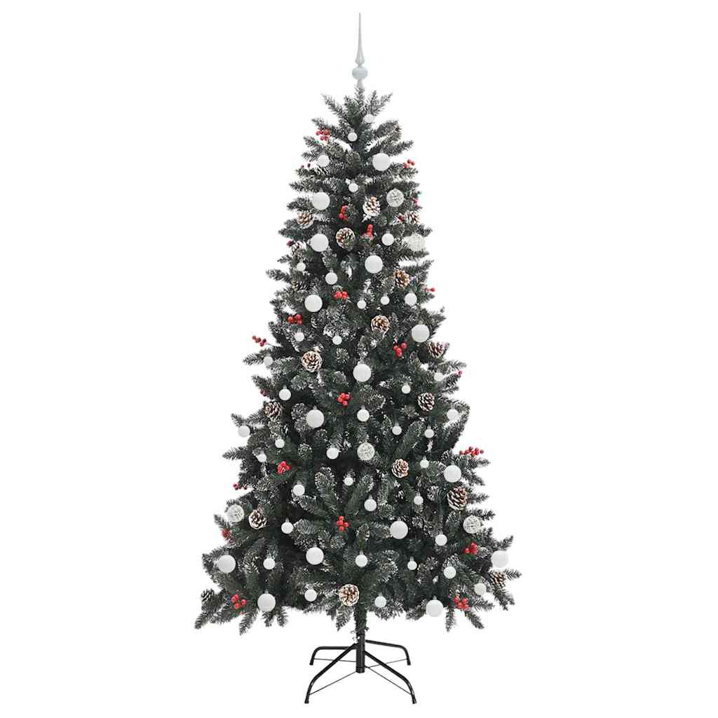 Dirbtinė Kalėdų eglutė Žalia 210 cm PVC, plastikas ir plienas