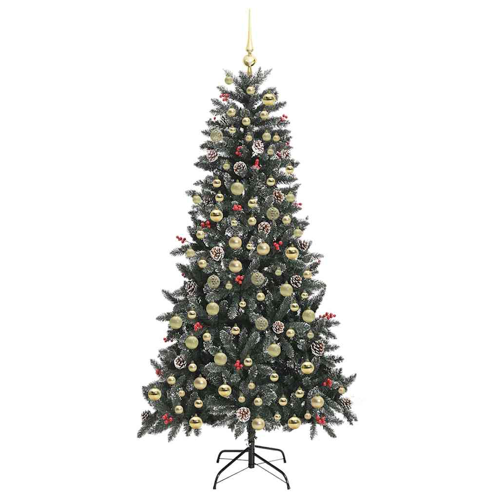 Dirbtinė Kalėdų eglutė Žalia 210 cm PVC, plastikas ir plienas