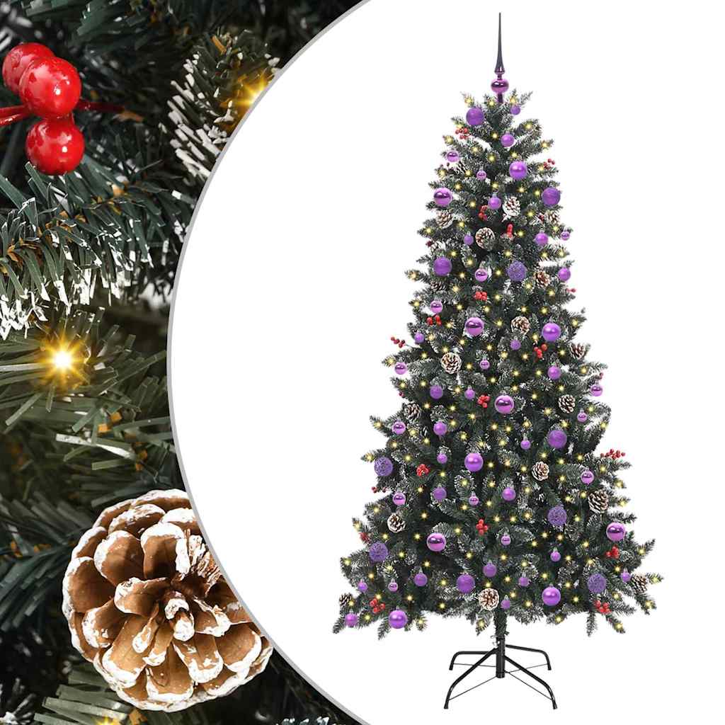 Dirbtinė Kalėdų eglutė Žalia 210 cm PVC, plastikas ir plienas