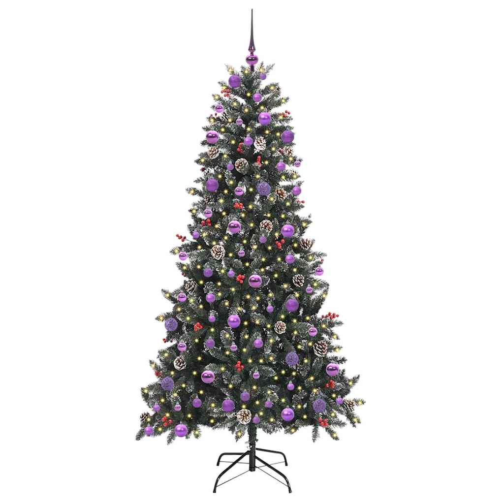 Dirbtinė Kalėdų eglutė Žalia 210 cm PVC, plastikas ir plienas