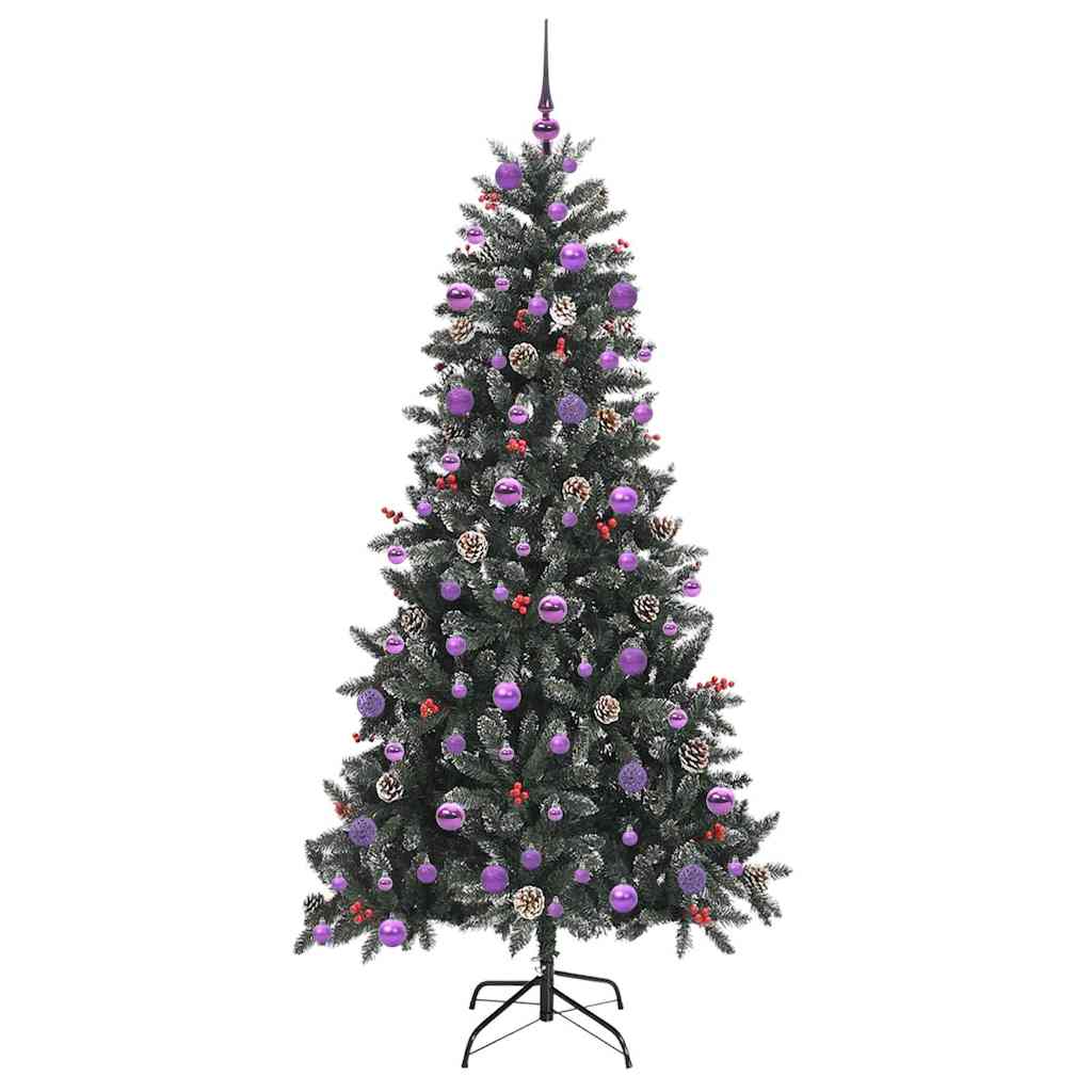 Dirbtinė Kalėdų eglutė Žalia 210 cm PVC, plastikas ir plienas